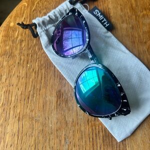 SMITH Black and Purple Sunglasses